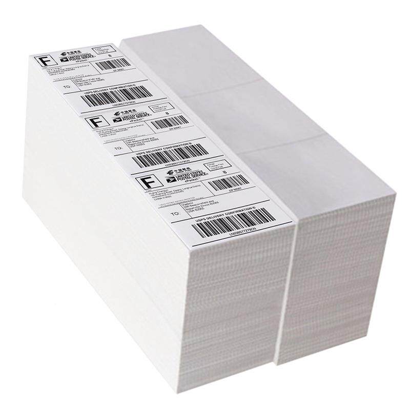 三防热敏标签纸100*10单0叠装邮E宝面NFD胶不干10*10标签热敏打印