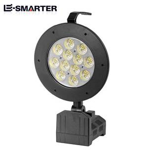 跨境新款强光手提探照灯户外大功率充电照明手电带电显泛光露营灯