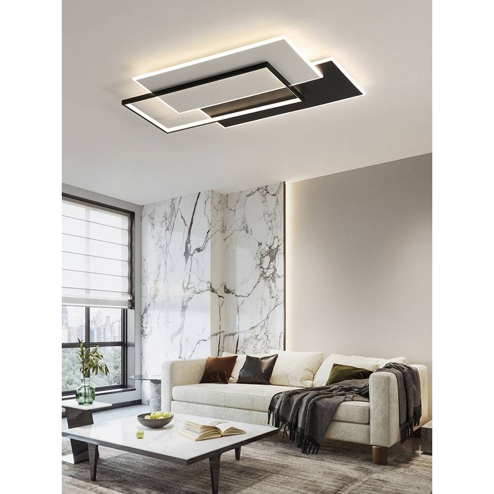 客厅灯2025新款灯具现代简约大气主灯卧室房间灯创意大厅吸顶灯