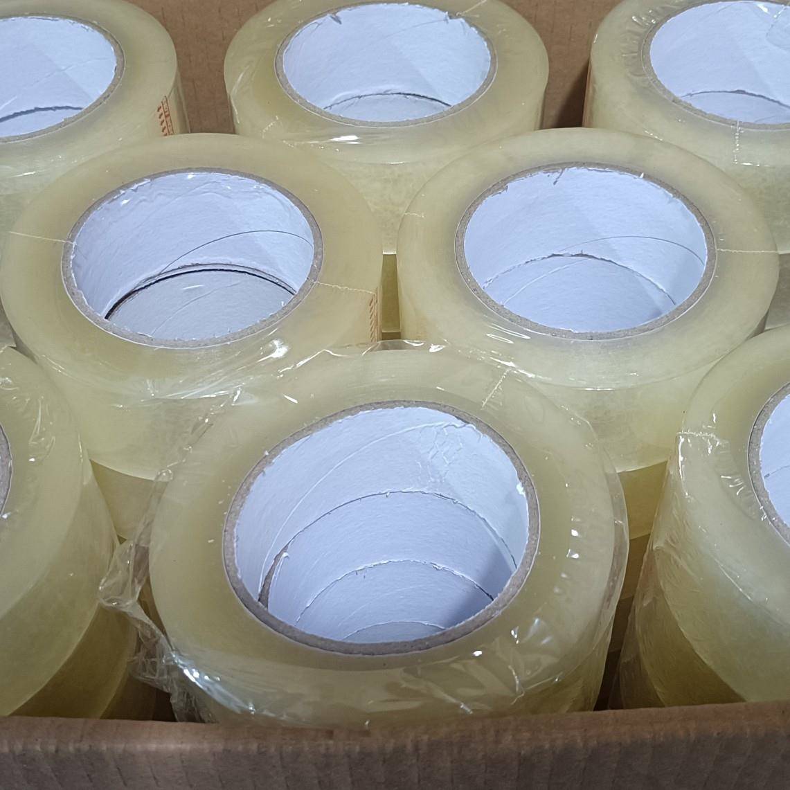 透明胶带快打包胶带纸封口胶布大卷胶带宽4..5/6整0递cPDLm箱封箱