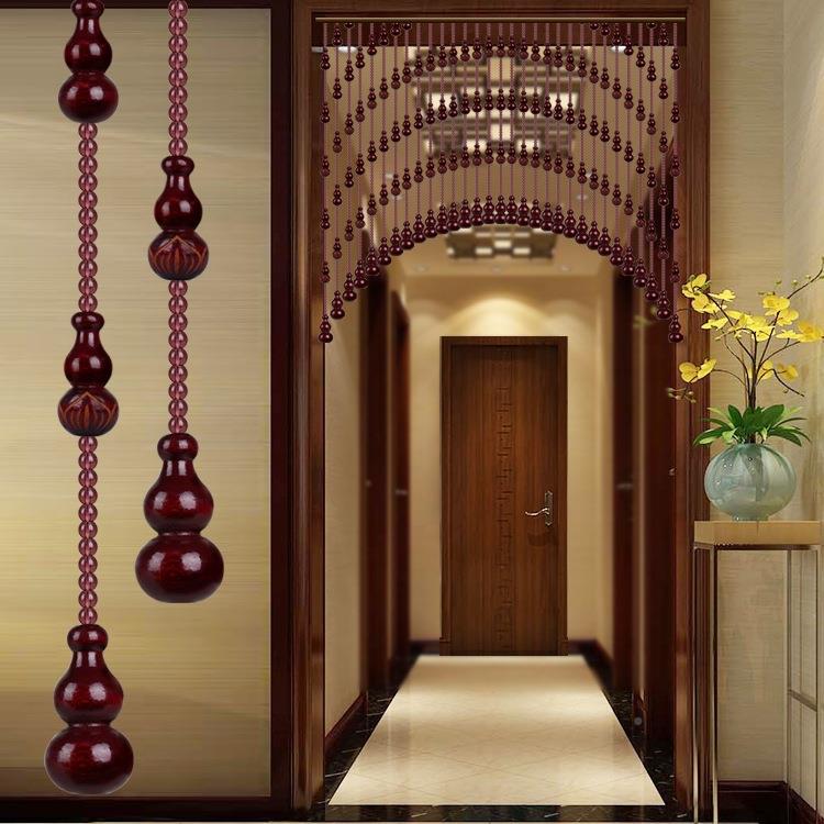 桃芦木葫珠帘餐厅F96HH897客卫隔断帘家用卧室水晶帘子生间过道免
