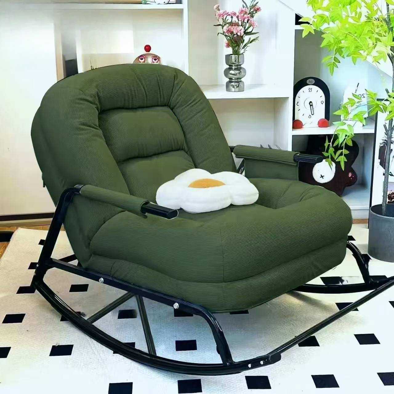 懒人摇椅懒人沙发家用阳台休闲客厅午睡椅子单人网红卧室午休躺椅
