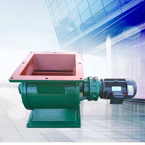 厂家批零钢性叶轮给料机，YJD-16型电动锁气给料机，叶轮卸料器