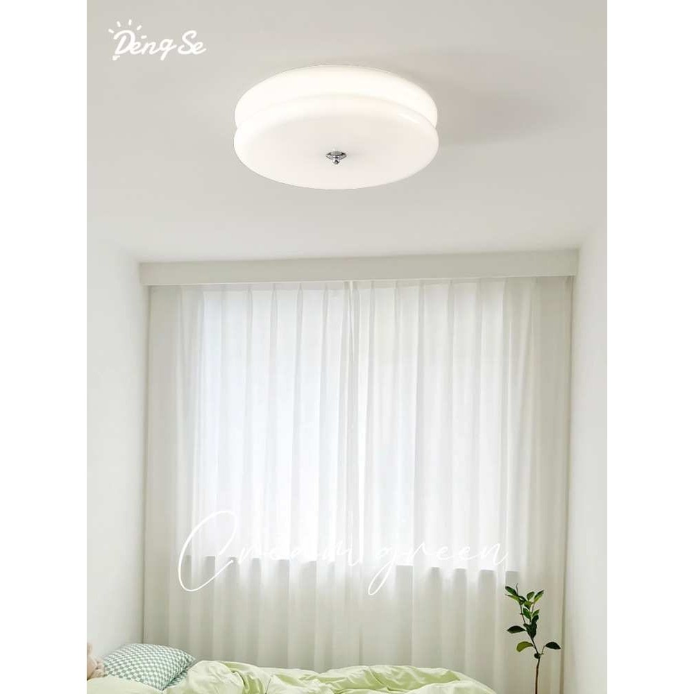 中古法式美式奶油风北欧简约吸顶灯玻璃阳台过道灯书房主卧室灯具,电子元器件市场,其它元器件,淘宝优惠券,粉丝福利购,淘宝优惠卷