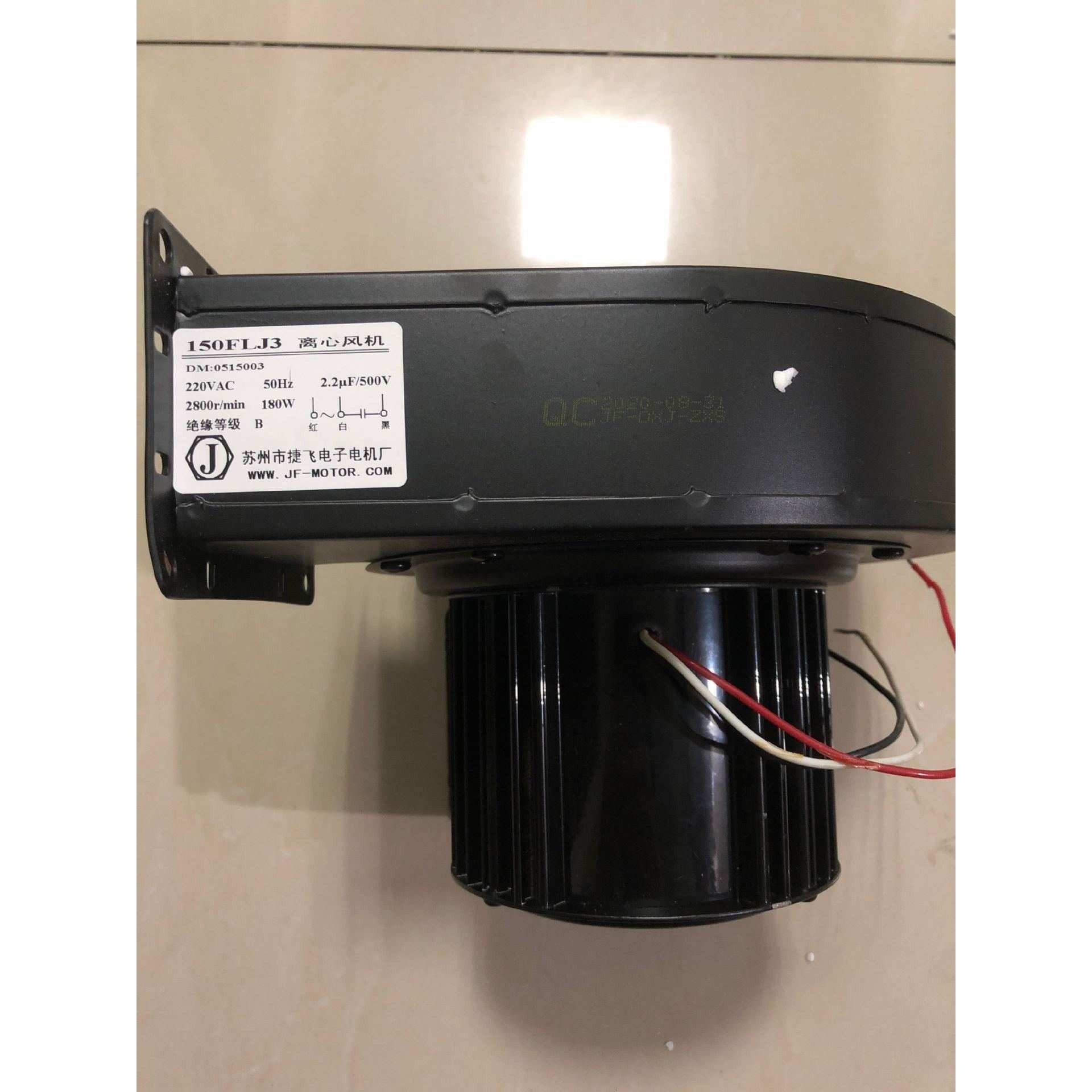 苏州佳泰电机代替捷飞电子电机厂150FLJ3小型工频离心风机180W