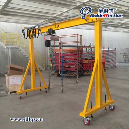 0.5t 1t 室内使用龙门架升降高度可调龙门架起重机