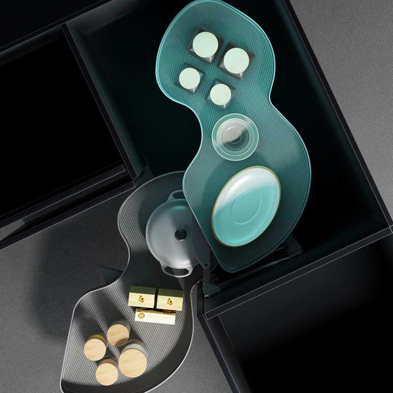 厨房橱柜转角拉篮阻尼旋转收纳置物架拐角飞碟调味篮碗碟架收纳架