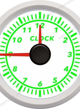 ECPC直径52MM多色背光房车汽车游艇车用船用步进电机指针时钟表