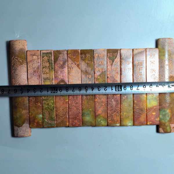 古玩玉器仿古玉兵书摆件仿古玉雕古风挂件公桌面工艺品摆件