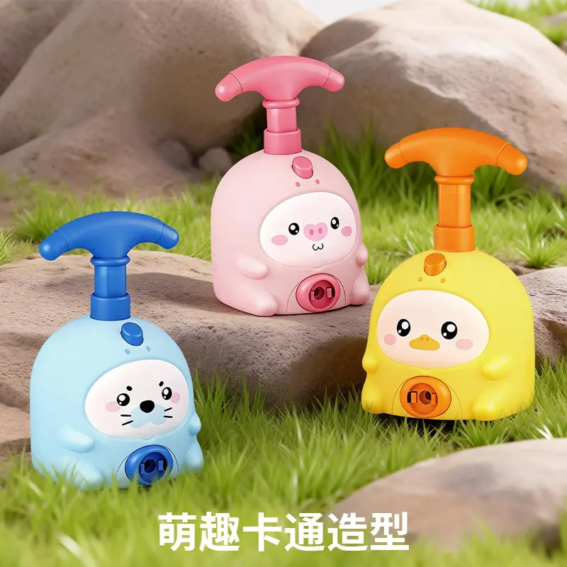 网红恐龙玩具小猪空气动力车飞天气球车玩耍释放精力神器JH
