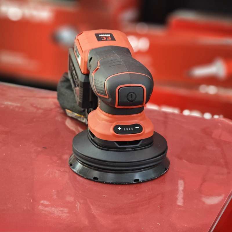 大有锂电砂光机无刷集尘砂纸机打磨机木材家具木工抛光机圆砂2101