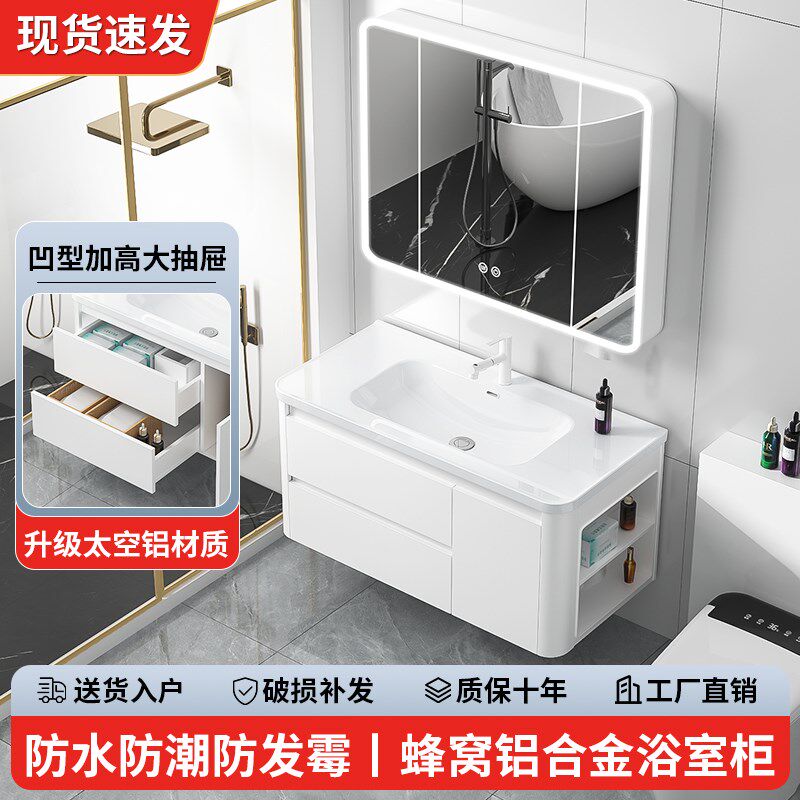 安心洗手盆盆台落地式洗脸盆挂B洗手小户型墙式陶瓷化妆室洗手盆