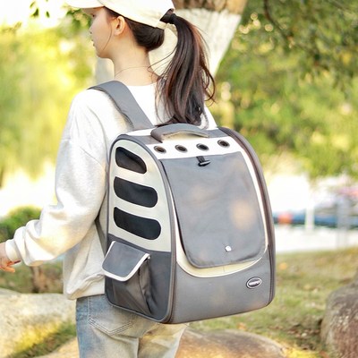 猫包冬天保暖外出便携双肩猫背包宠物狗狗手提式猫咪帆布外带书包