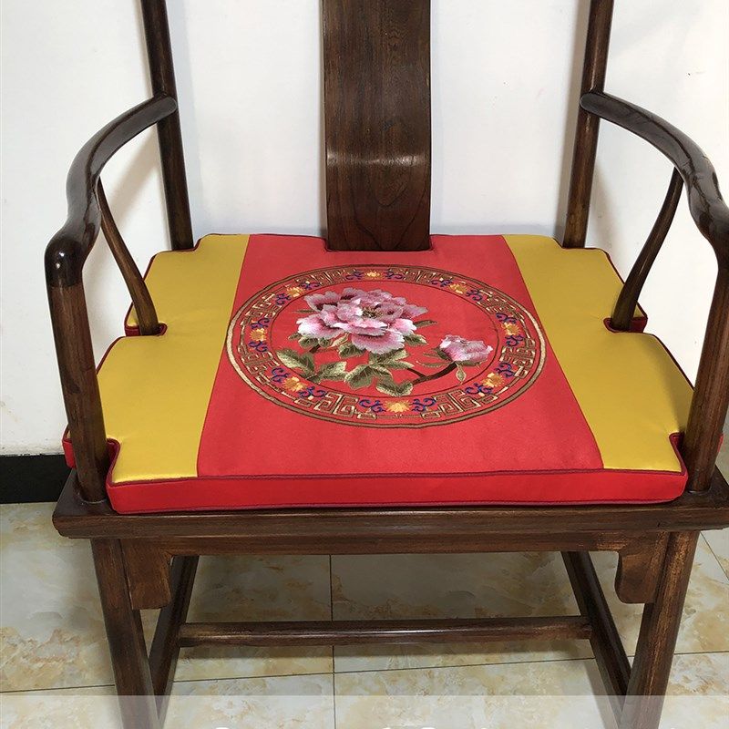 定制定做中式防滑坐垫椅垫棕垫红木沙发椅子太师椅餐椅圈椅椅子垫,居家布艺,椅垫,淘宝优惠券,粉丝福利购,淘宝优惠卷