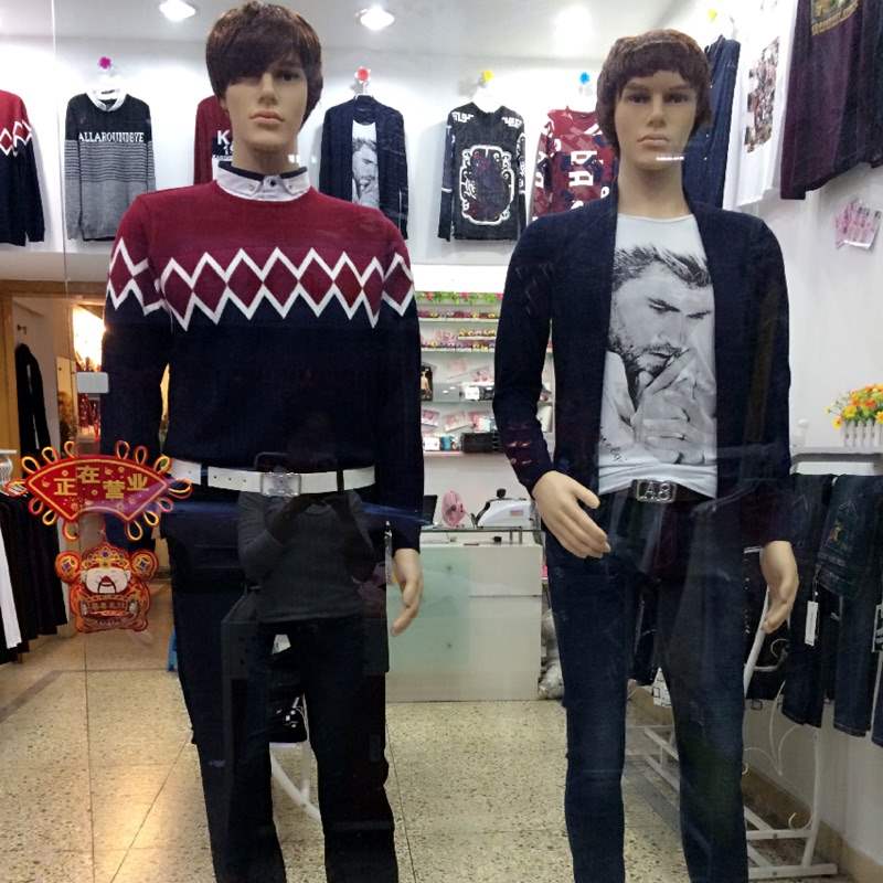 男模特全身道具服装店男女士休闲服婚庆机车服劳保服橱窗模特展示