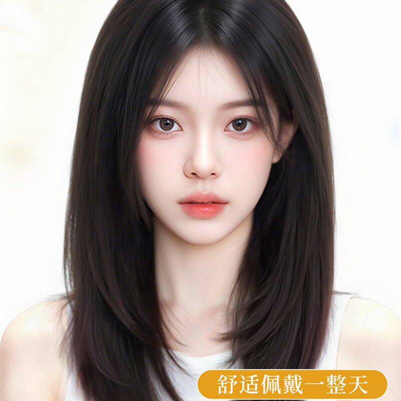 不用戴发网假发女片彷真发头顶补发蓬松颅顶一R片式层次无痕补发