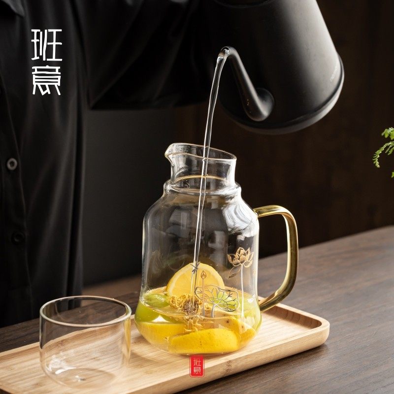 班意加厚防爆冷水壶耐高温玻璃大容量凉水壶凉水杯凉白家用开茶壶,餐饮具,冷水壶,淘宝优惠券,粉丝福利购,淘宝优惠卷