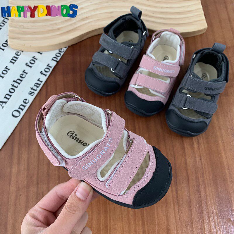 宝宝凉鞋机能百搭包头软底网面透气夏季1一3岁女T婴儿男小童学步