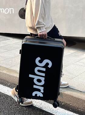 个性行李箱潮流拉杆箱24寸学生艺术箱子旅行箱20R寸日系网红男女2