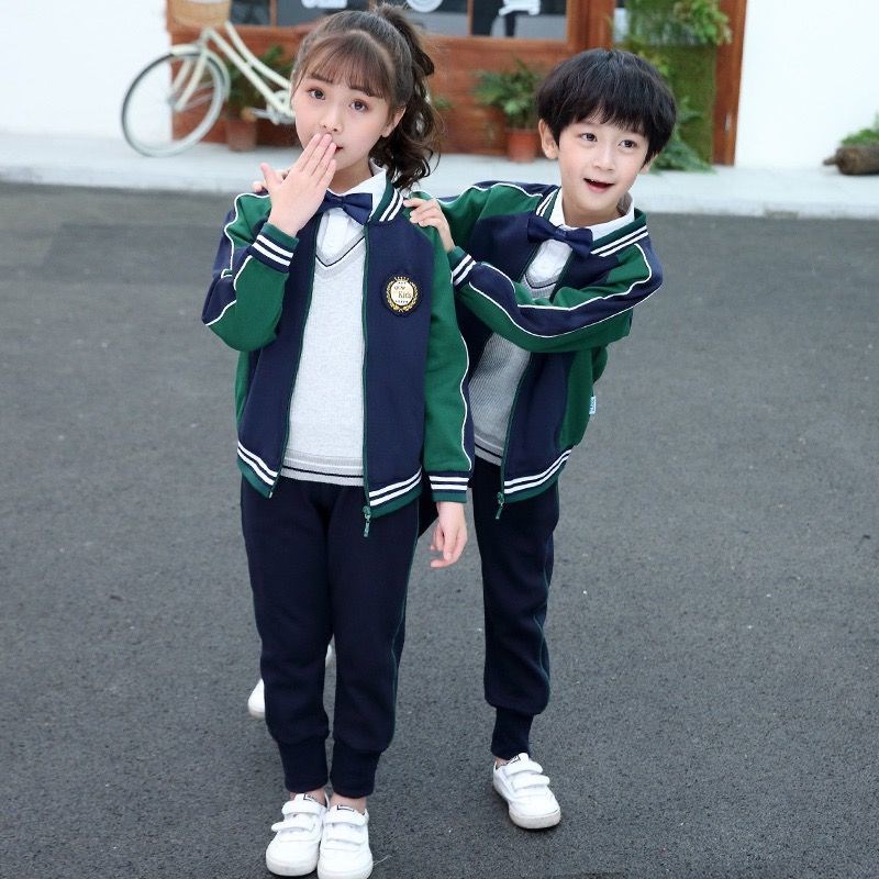 幼儿园园服春秋装英伦班服小学生校服两件套装运动会儿童校服定制