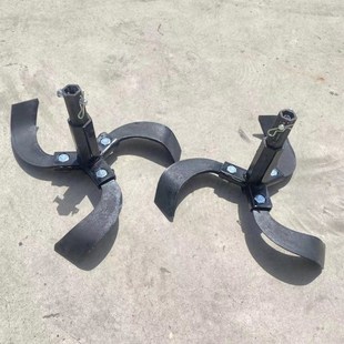 小型耕耘机旋耕刀深耕刀加长一节23轴26轴32轴加长节两驱四驱小型