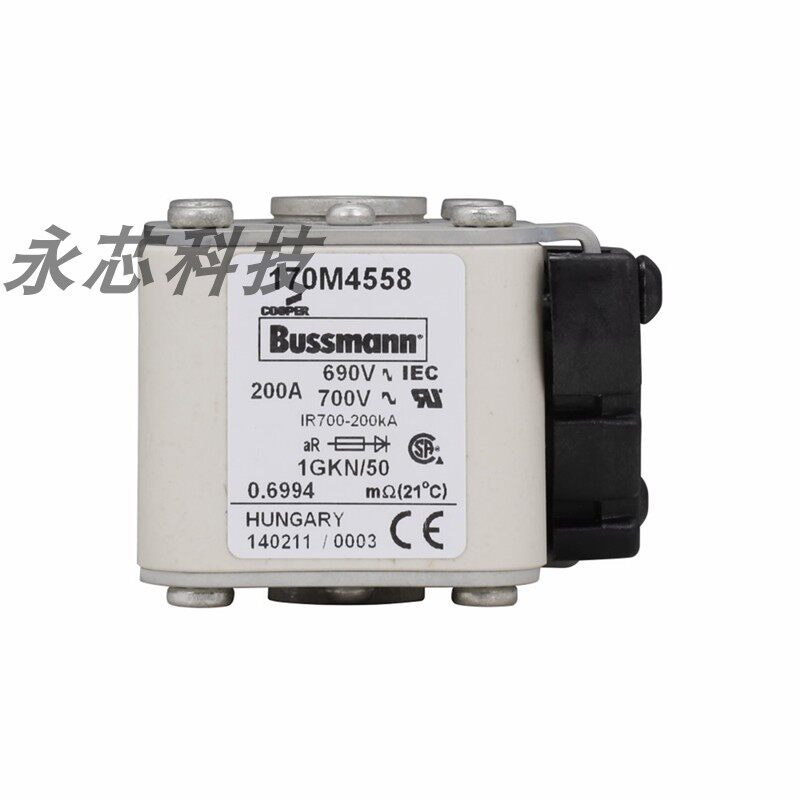 速发170M4558巴斯曼熔断器熔断体直流陶瓷保险丝熔断器熔芯底座熔