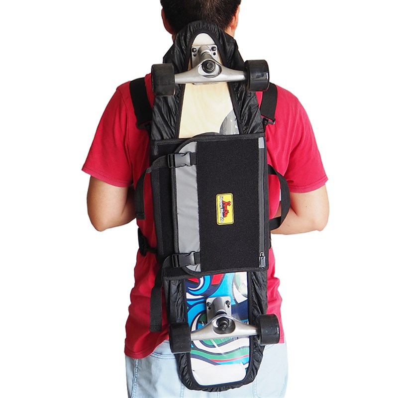 陆地冲浪板包滑板防尘罩双肩单肩斜跨多功能便携包长板双翘板包