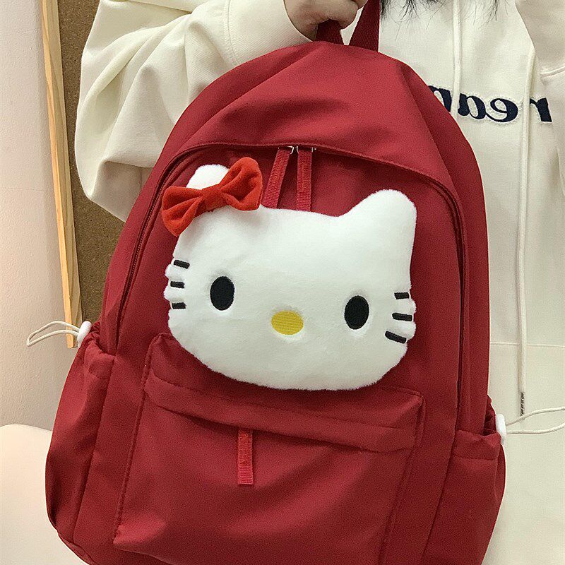 书包女大a学生日系少女可爱猫咪初高中学生大容量背包校园双肩包