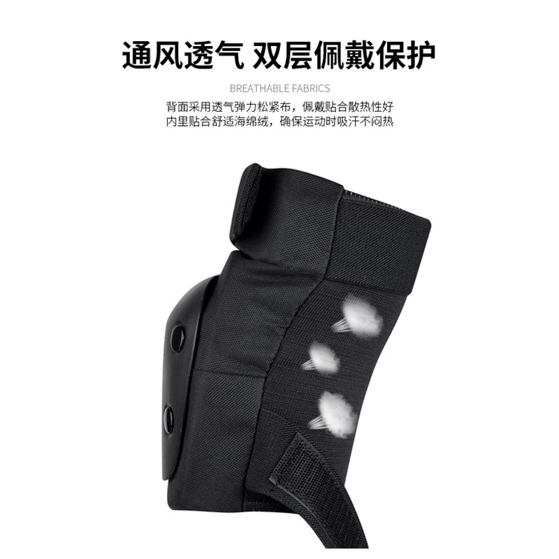 滑板护具成人儿童轮滑护膝加厚防摔平衡车自行车运动头盔套装