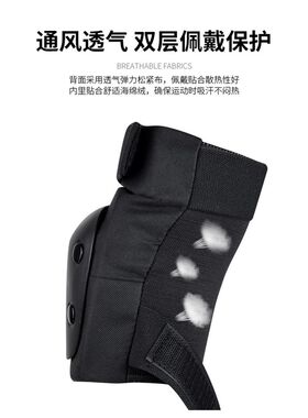 滑板护具成人儿童轮滑护膝加厚防摔平衡车自行车运动头盔套装