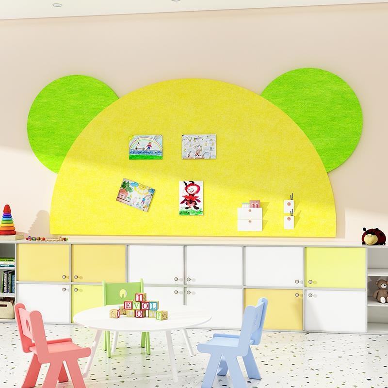 幼儿园培训机构环创主题材料布置装饰班级文化建设教室墙贴毛毡板