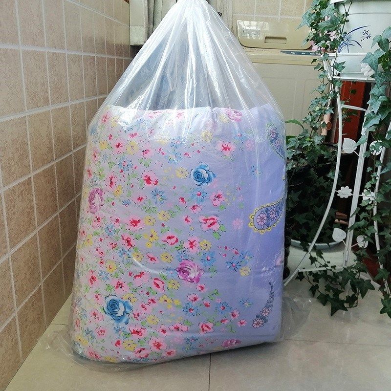 新款穿绳棉被袋防尘防潮收纳整理家用搬家打包平口大号塑料被子袋,居家布艺,一次性防尘罩,淘宝优惠券,粉丝福利购,淘宝优惠卷