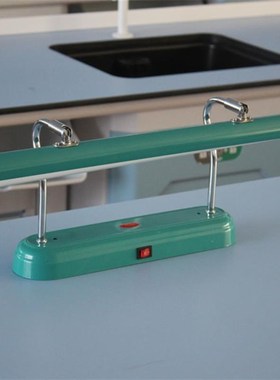 台式日光灯20W台灯实验室生物实验台灯灰色/墨绿色实验室成套配件