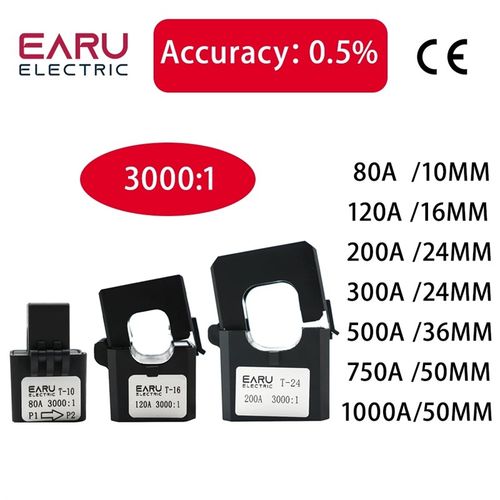 3000/1 微型分芯电流互感器传感器交流开路型 CT 80A 120A 200A 3