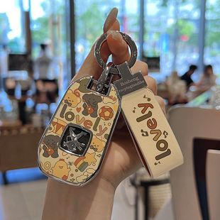 东风标致4008钥匙套2008标志新5008车308包408男508L扣3008卡通壳