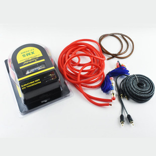 汽车功放改装 线8GA纯铜线6GA纯铜电源线信号线保险胆音频线 套装