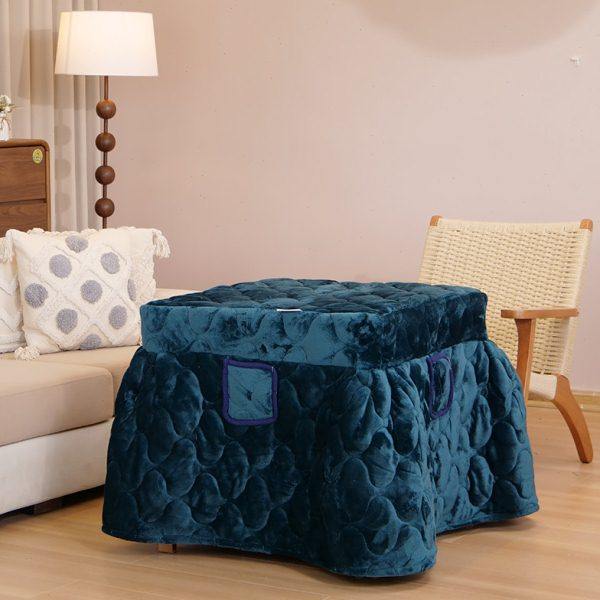 烤火被加厚桌子珊瑚绒罩套加绒法兰绒家用保暖桌罩电炉罩茶几桌布,居家布艺,烤火罩,淘宝优惠券,粉丝福利购,淘宝优惠卷