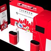 快幕秀展位3X6米 随身携带快幕秀拉网展架会展道具会议布置搭建