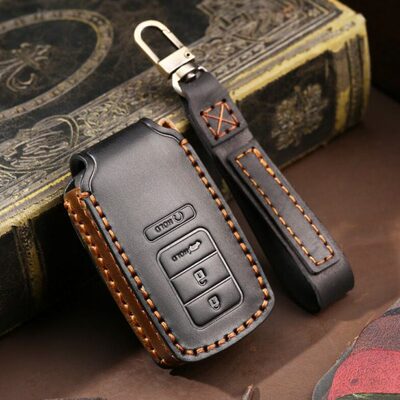 适用讴歌钥匙套rdx真牛皮TLX-L汽车保护包壳扣进口男rlx女mdx