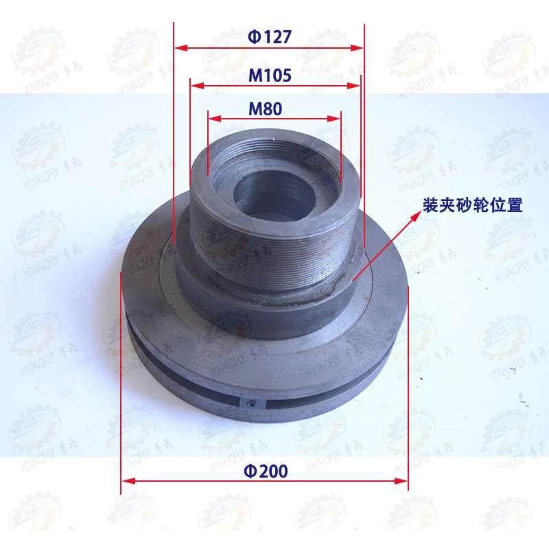南通 上海 杭州M7130 M7132 HZ-033平面磨床砂轮U夹盘 砂轮卡盘机