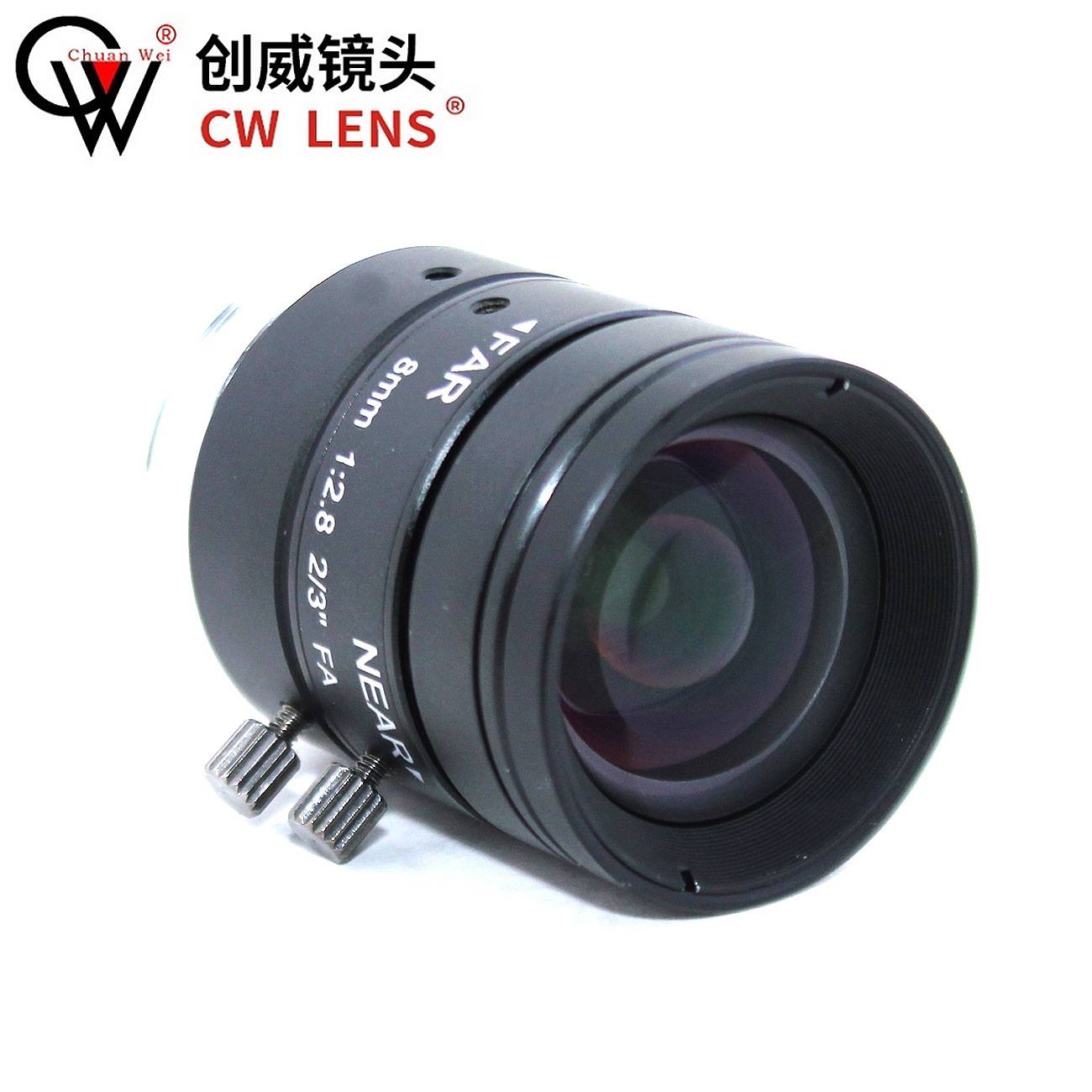 宇瞳镜头工业镜头 8mm 10MP 三分之二高清镜头 一千万像素 C接口