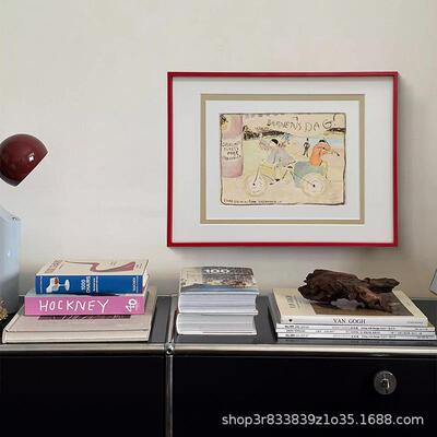 法式古餐厅餐桌装饰画摆厨房餐边饭柜上方件挂画AXC218遮中丑斗柜