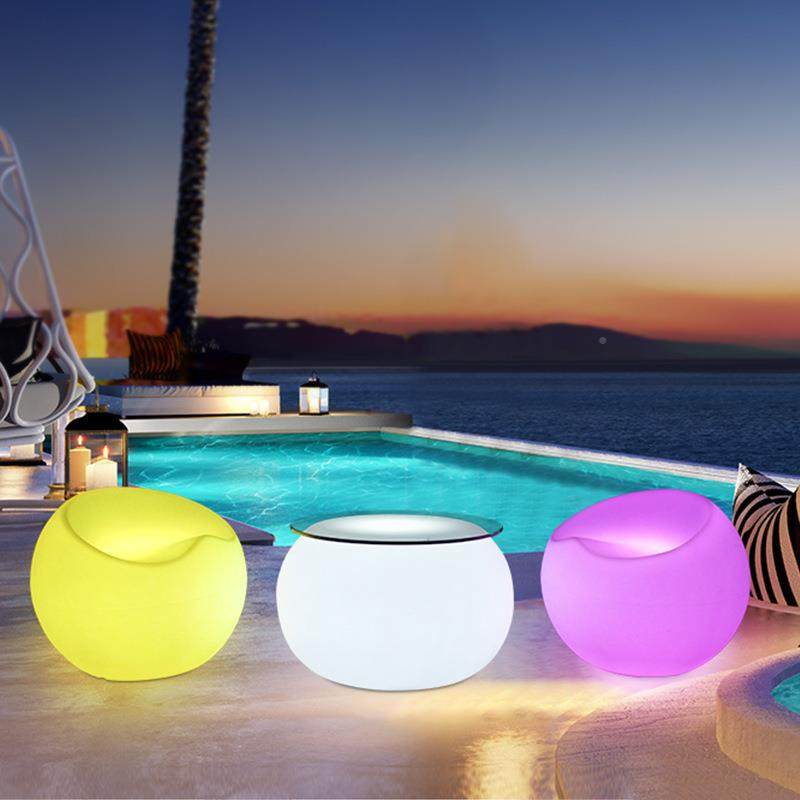 LE发光具家户外D防水休闲圆桌组合凳子遥控七74464彩创鼓意庭院形茶几,影音电器,DIY配件,淘宝优惠券,粉丝福利购,淘宝优惠卷