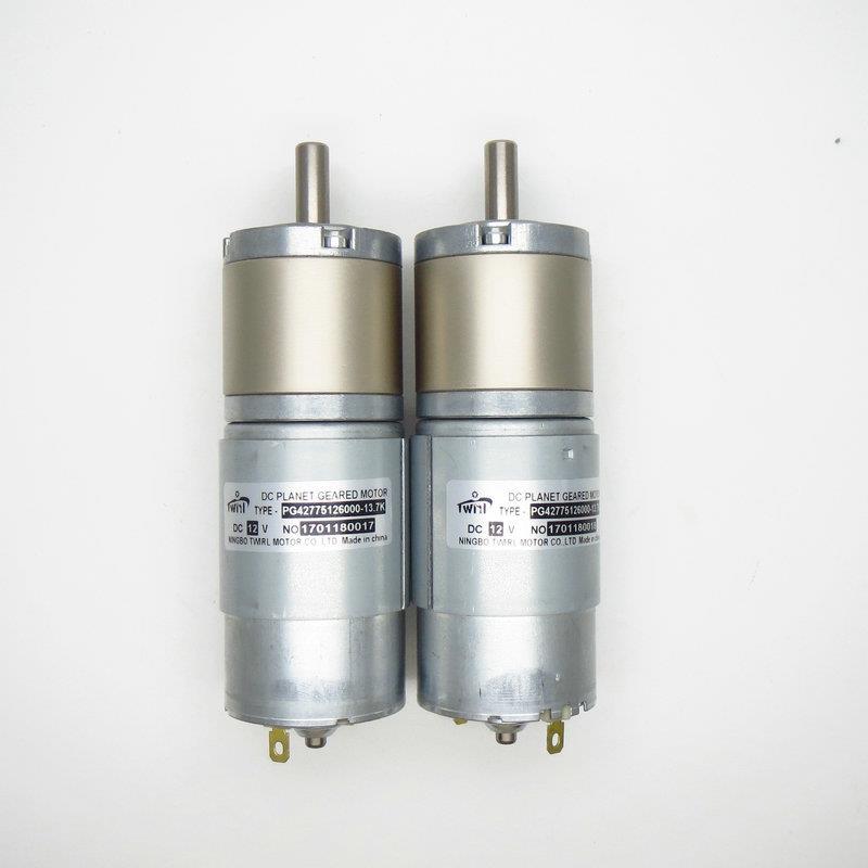 42m微型精密齿轮减速m电机PG427751电动噪工具直流减行星速电机低