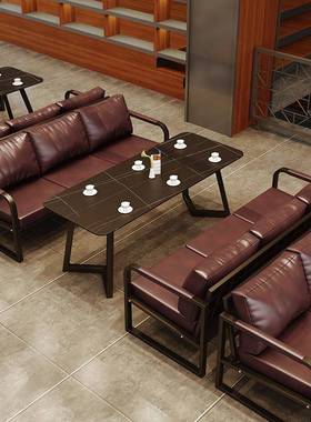 复古工业卡座沙发音酒馆桌椅风组合烧SF102802烤店酒吧乐休闲区用