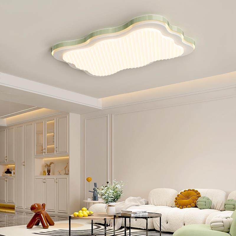 客厅灯简约现创意奶油风长方智形顶430灯全屋灯具套代餐吸组合能,家装灯饰光源,客厅吸顶灯,淘宝优惠券,粉丝福利购,淘宝优惠卷