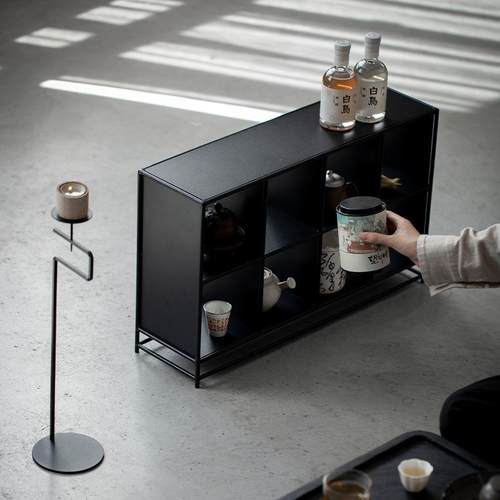 dat060铁艺棚架茶子具架桌上收纳置物茶小博古架多宝架阁展示架