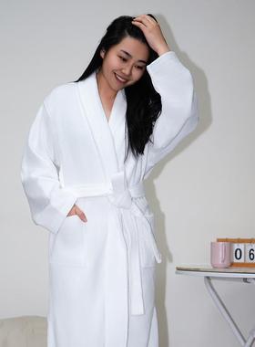 浴酒店浴袍BYG吸水速干棉割绒全青果领浴袍式衣酒店纯棉120g0浴衣