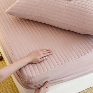 超好睡哦｜全5棉可绗缝简约单独夹棉床笠洗1.m1.8myqyswsw席梦思