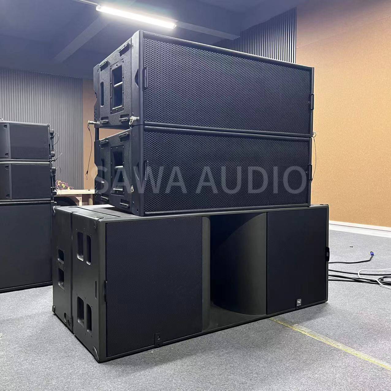 双12寸三分频户外演出专业线阵音响大功率大声压级会议酒吧音箱